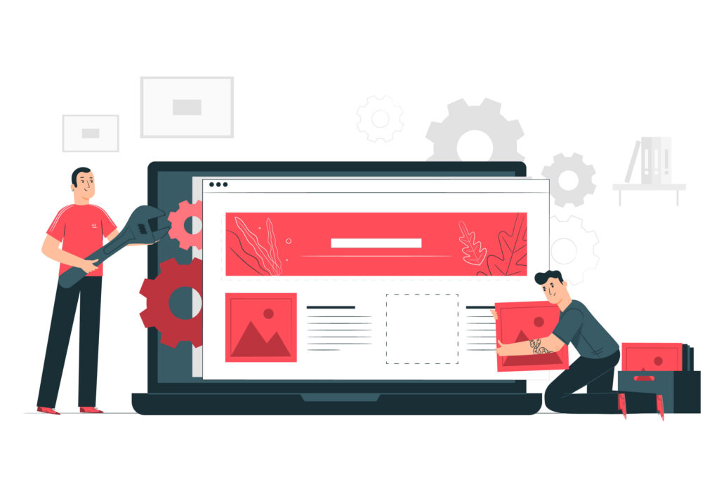 website redesign checklist that includes website layout and navigation fixes